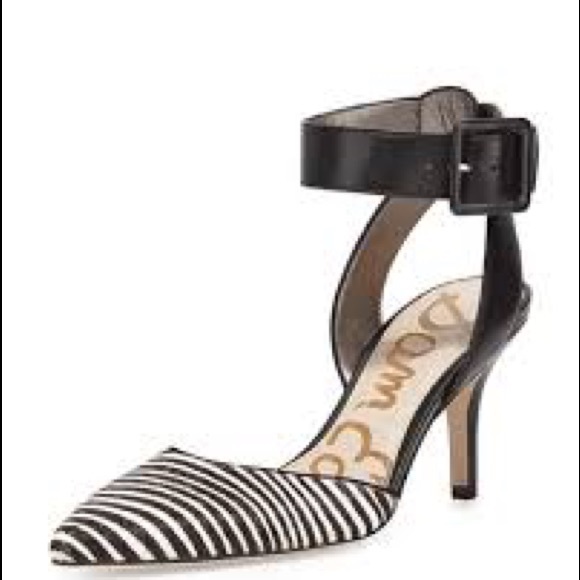 sam edelman zebra heels